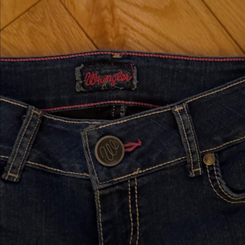 Wrangler Women's Dark Blue Boot Cut Jeans - Picture 5 of 11
